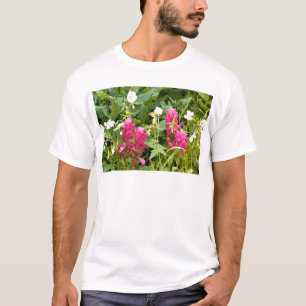 Rosa und Rosa T-Shirt