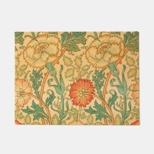 Rosa und Rose durch William Morris Fußmatte