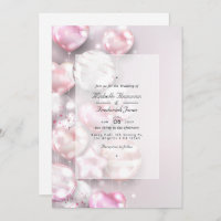 Rosa und Rose Gold Balloons QR Code UAWG Wedding
