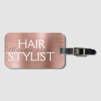 Rosa und Rose Gold gebürstete Stylist