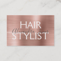 Rosa und Rose Gold gebürstete Stylist