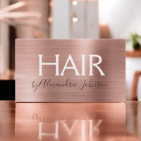Rosa und Rose Gold gebürstete Stylist