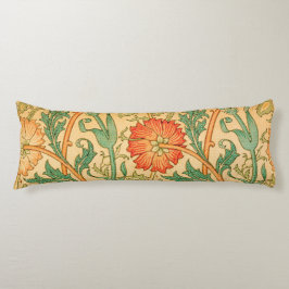 Rosa und Rose von William Morris Seitenschläferkissen