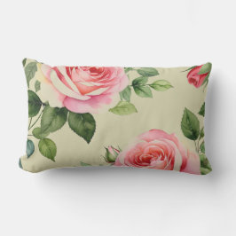 Rosa und Rosenknospe Kissen Für Draußen