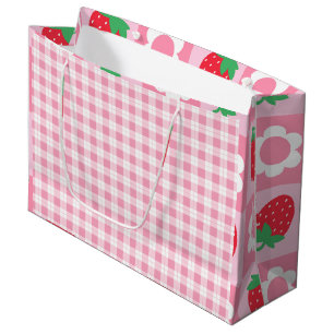 Rosa und Rot Berry Erste Geburtstagsparty Große Geschenktüte