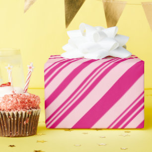 Rosa und rot Rosa Romantische Elegante Valentine Geschenkpapier