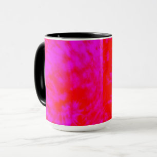 Rosa und rote Krawatte getrunken, Kaffee-Tasse Tasse