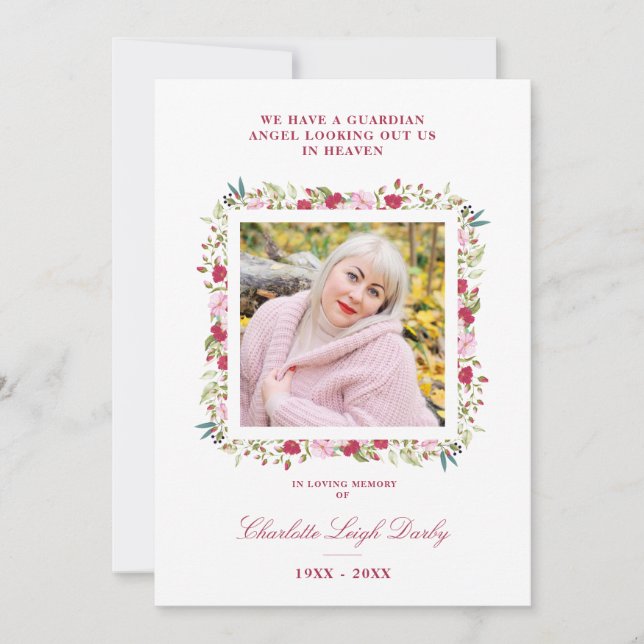 Rosa und Rote Schatten Botanisches Blumengarten Fo (Vorderseite)