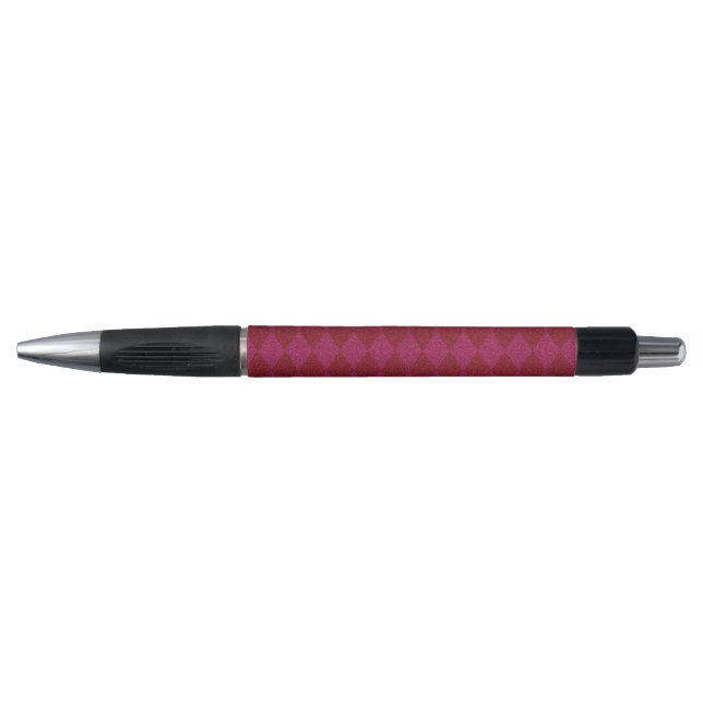 Rosa und roter Diamant Glitzer Kugelschreiber (Vorderseite)