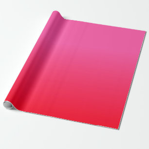 Rosa und roter Farbverlauf Geschenkpapier