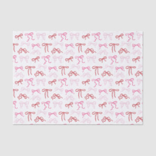Rosa und rotes Coquette-Bogenpapier Seidenpapier
