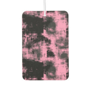 rosa und schwarz abstrakt autolufterfrischer