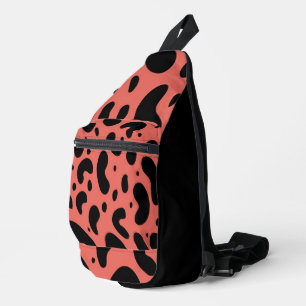 Rosa und Schwarz Crossbody Bag