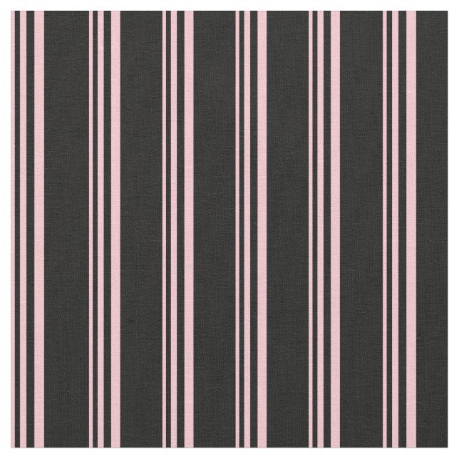 rosa und schwarz Linde/Streifen-Muster Stoff (Nahaufnahme)
