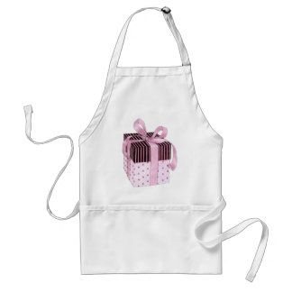Rosa und schwarze Geschenkidee Schürze