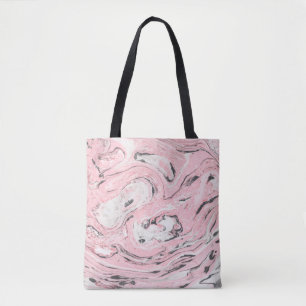 Rosa und schwarze Marmortextur. Modernes abstrakte