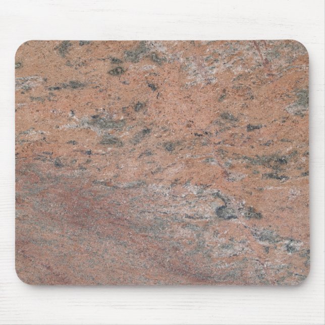 Rosa und schwarzer Marmor wirbelnde Mousepad (Vorne)