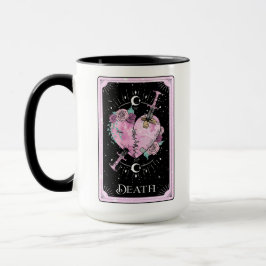 Rosa und schwarzes Tarot Tasse