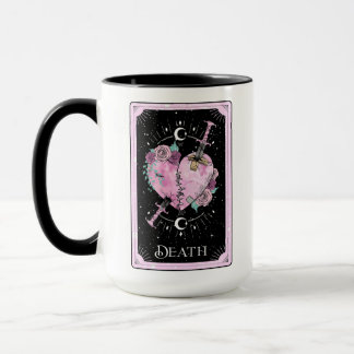 Rosa und schwarzes Tarot Tasse