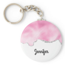 Rosa und silberne Imitate Glitzer Border Stilvoll