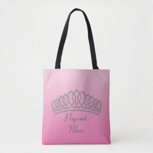 Rosa und silberne Tiara-Wettbewerb-Mutter-Tasche