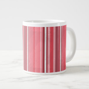 Rosa und stinkende Streifen Jumbo-Tasse