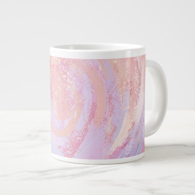 Rosa und Stinky Jumbo-Tasse (Vorderseite Rechts)