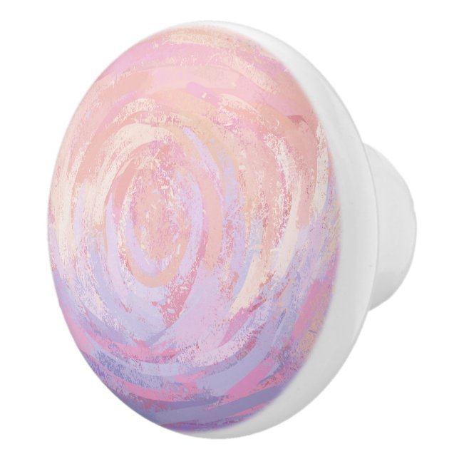 Rosa und Stinky Keramikknauf (Rechts)