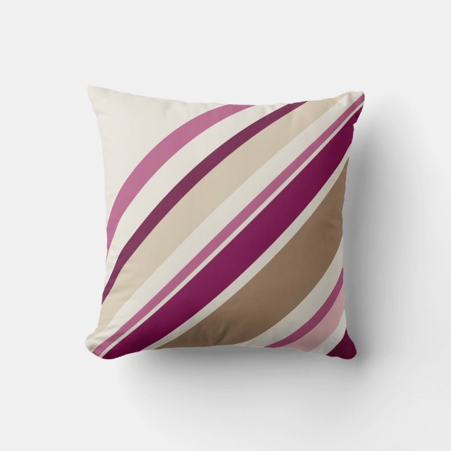 Rosa und Tan Kissen (Vorderseite)