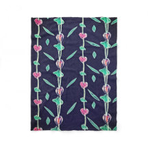 Rosa und violette Blumen