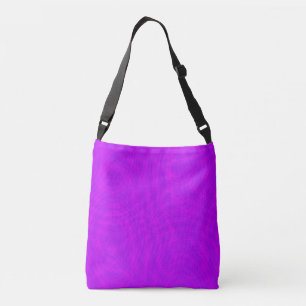 Rosa und violette Moiré-Welle Tragetaschen Mit Langen Trägern