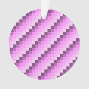 Rosa und violette Quadrate Ornament