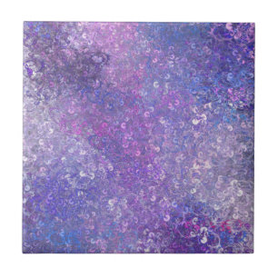 Rosa und violette Strass-Bling Fliese