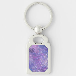 Rosa und violette Strass-Bling Schlüsselanhänger