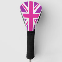 Rosa und violette Union Jack/Flagge