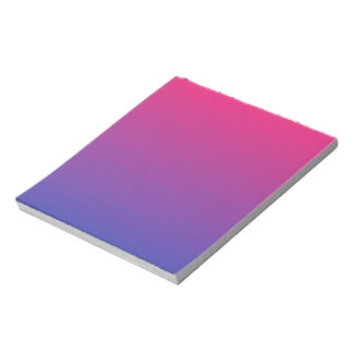 Rosa und violetter Ombre-Muster Notizblock