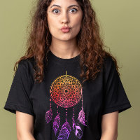 rosa und violetter Traumfänger Boho