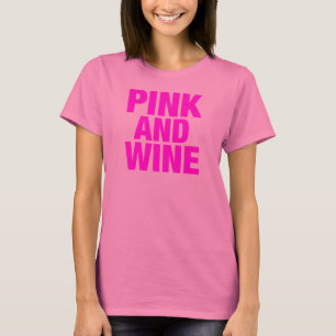 Rosa und Wein T-Shirt