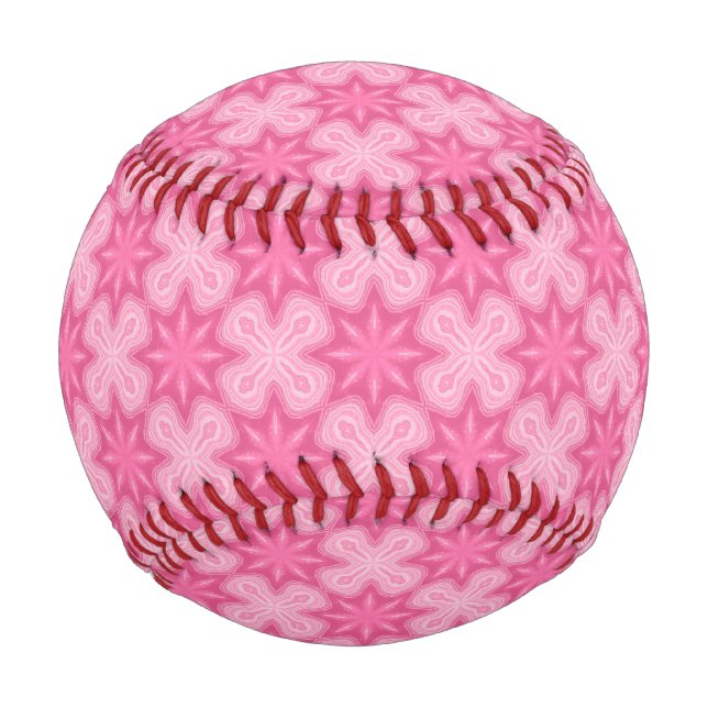 Rosa und Weiß Baseball (Vorderseite)