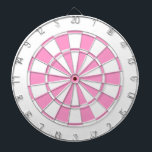 Rosa und Weiß Dartscheibe<br><div class="desc"></div>