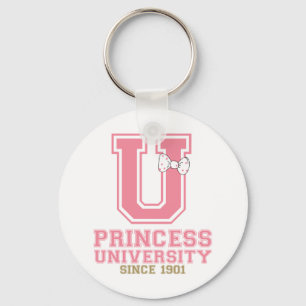 Rosa und Weiß Die Princess University Girly Academ Schlüsselanhänger