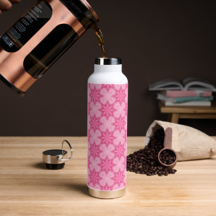 Rosa und Weiß Trinkflasche