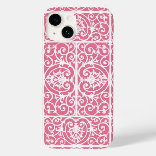 Rosa und weiße Blätter Case-Mate iPhone 14 Hülle
