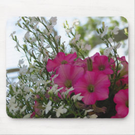 Rosa und weiße Blume - Martha's Vineyard Mousepad