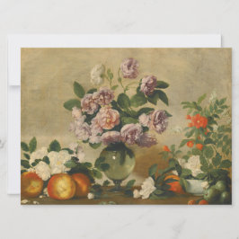 Rosa und weiße Blume (Peonies Still Life) Karte