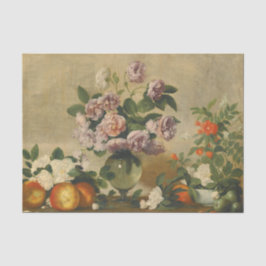 Rosa und weiße Blume (Peonies Still Life) Seidenpapier