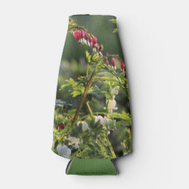 Rosa und weiße Blutungen Herz Flaschenkühler