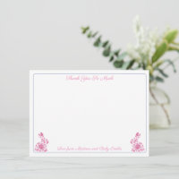 Rosa und weiße Chinoiserie-Hasenmädchen-Baby-Party