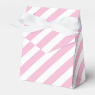 Rosa und weiße gestreifte Geschenkboxen für die Ge Geschenkschachtel
