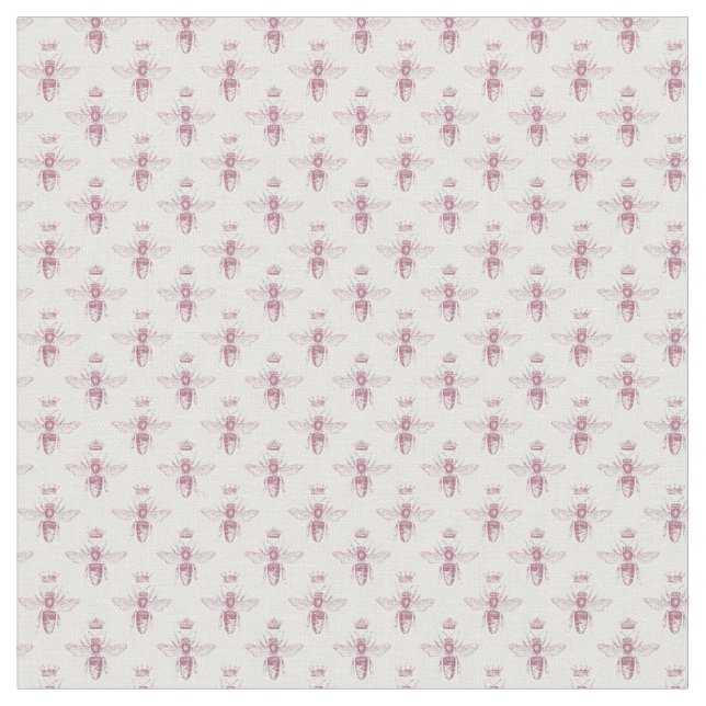 Rosa und weiße Grafik-Designs Stoff (Nahaufnahme)